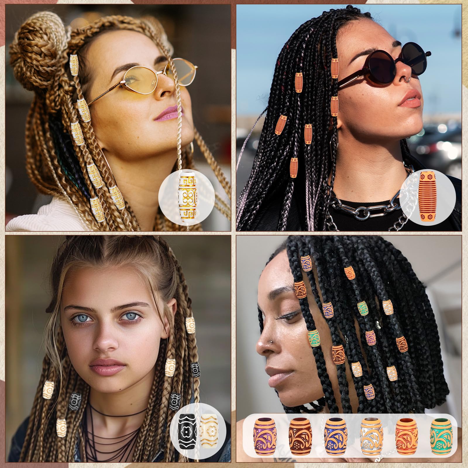 38pcs Hair Beads Rings with Ha - đánh giá và giá Spudger Plastic Set
