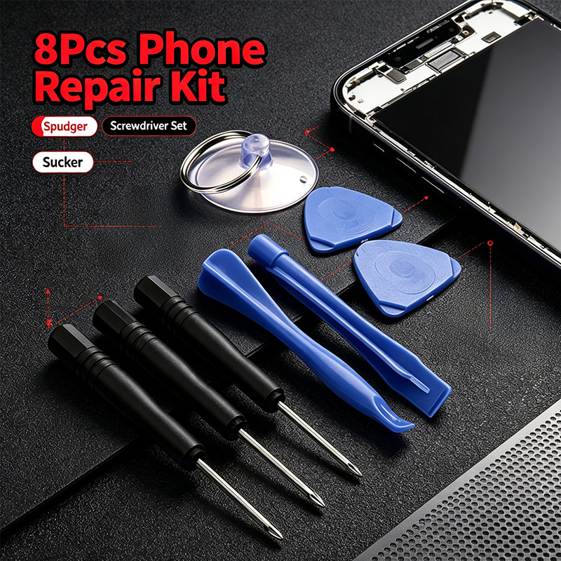 8Pcs/Lot Phone Repair Tool Kit - đánh giá và giá Spudger Plastic Set