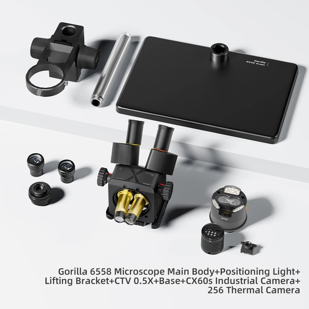 Qianli 6558 Gorilla Trinocular - đánh giá và giá Electronic Repair